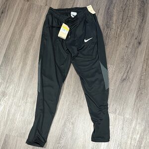 Nike Dri - Fit Black Athletic Pants with Logo